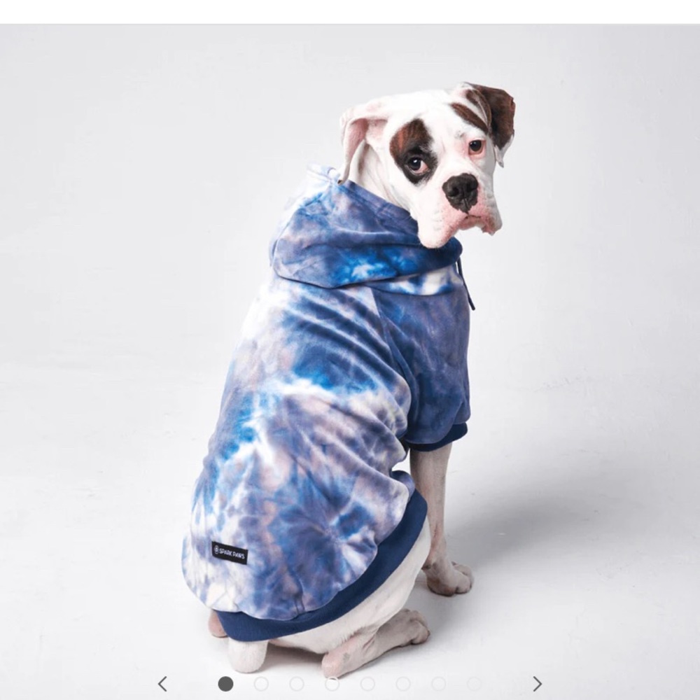 Blue Velvet Spark Paws Dog Sweater 2XL